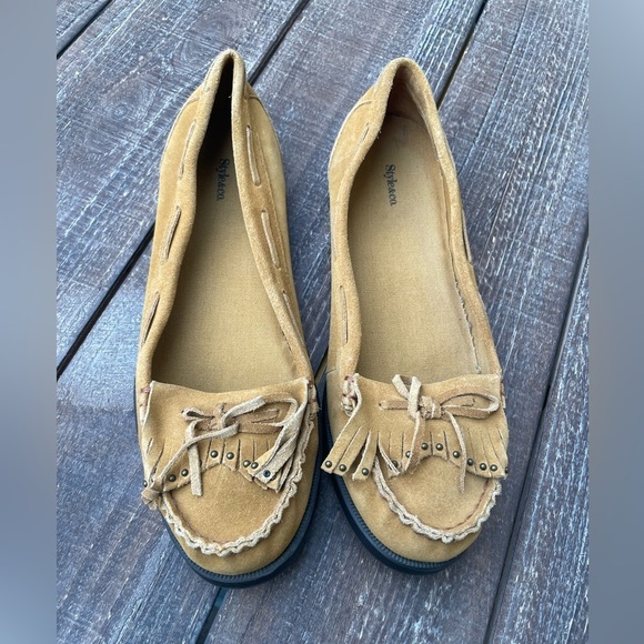 Style & Co. Shoes - 😍Style & Co. Tan Suede Loafers